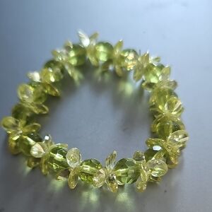 Elegant Green Gemstone Bracelet